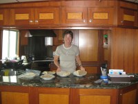 03 Kathy in the galley