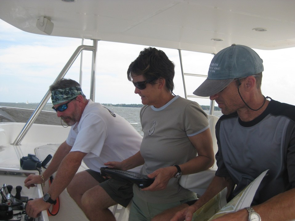 Navigating into Charleston Harbor