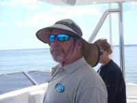 03 Bradley and Susan on the&nbsp;Flybridge