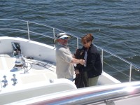 01 Bradley and Susan stow docking&nbsp;lines