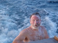 09 Shower underway in calm&nbsp;seas