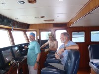 09 Bradley, Bob, and John in Pilothouse