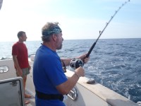 07 Bradley reels in a&nbsp;tuna