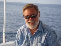 15 Bob enjoys calm seas on the&nbsp;flybridge