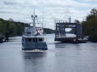 17 A Swing bridge opens for&nbsp;us