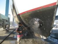 11 Power washing&nbsp;begins