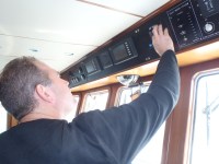 08 Justin evaluates stabilizer performance during sea&nbsp;trial