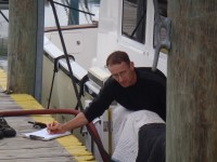 02 John keeps track of how muc is added as we alternate filling between&nbsp;tanks