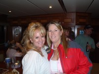 03 Doreen and Scarlett, two of our photogenic Sea Gate friends at the Shear Madness Happy Hour