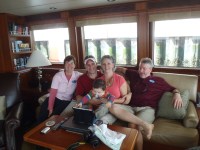 01 Kathy, Matt, AnnMarie and Bradley with Jack who wants to get on&nbsp;E-Trade