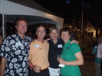 05 Kathy with Nordhavn owners Atle, Peter, and Kristina