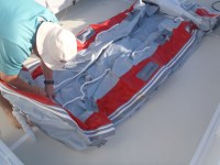 03 The inflatable tender will go to the Bahamas