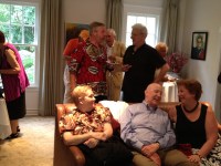 13 Bradley’s aunt Carolee, father Ted and wife Mary with Bradley and cousin Allen