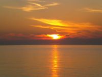 03 Sunset at Joulter Cays at north end of&nbsp;Andros