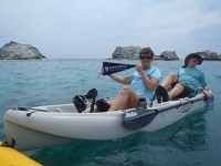 2012-05-28 Kathy and Bradley in our&nbsp;kayak