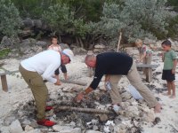 2012-05-27-3 Bradley helps light the&nbsp;bonfire