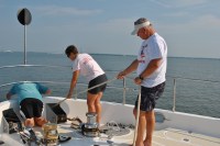 10 Setting the snubber line on the&nbsp;anchor