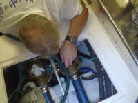 08 Bradley removing basket and sea&nbsp;strainers