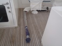 23 Bimini top from tender put away