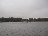 04 Our neighbor, the Swan&nbsp;sailboat