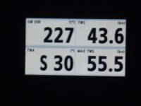 04 Sustained winds from the WSW of 40+ KNOTS (45+ MPH) with gusts in the&nbsp;50’s