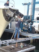 05 Jim F working on the anchor roller