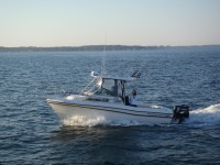 17 Gary and Patti see us off from their Grady&nbsp;White