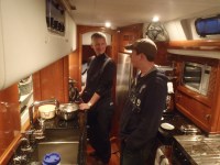 05 Christian serves us coffee aboard&nbsp;Astahaya