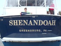 06 Aboard the Hatteras yacht Shenandoah