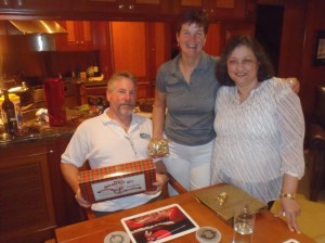 Hannukah dinner with Bina