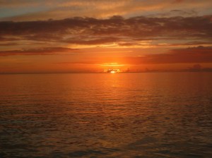 Conception Island sunset