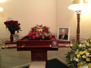 Norm's memorial service