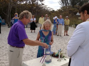 Richard and Maggie at their Commitment Ceremony
