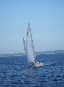 Alex and Bradley arrive at Prudence Island