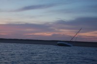 Oops! There was plenty of water until the tide went&nbsp;out!