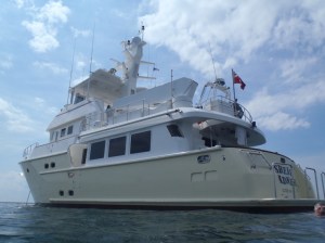 Anchored at Provincetown at Cape Cod