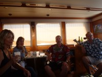 Stef. Rebecca, Bradley and Atle on Summer&nbsp;Star