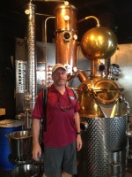 Bradley at the Ironworks Distillery in&nbsp;Lunenburg