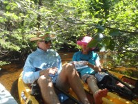 Atle and Kristina at the lunch stop during our kayak expedition on the Washabuck&nbsp;River