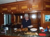 Nora on board for&nbsp;dinner