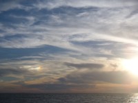 Beutiful sky on our&nbsp;crossing