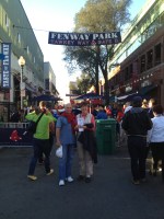 Kathy and Dennis outside Fenway&nbsp;Park