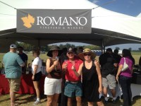 Kathy with Joe and Dawn at the Riverfest wine festival