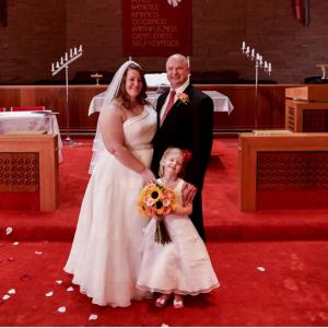 Niece Robin with new nephew Eric and new great-step-niece Anya