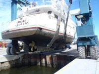 Making her way&nbsp;ashore