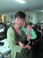 Kathy with great-niece&nbsp;Sophia