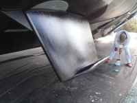 Stabilizer fin after bottom&nbsp;painting