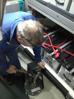 Bradley works on&nbsp;sonar