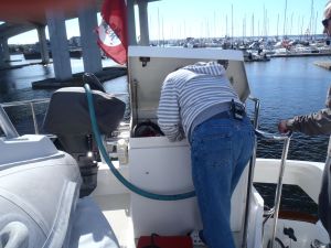 Bradley gets fuel for the tender