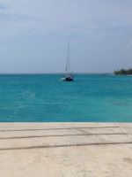 Dulcinea being towed to the dock at Bennett’s&nbsp;Harbor